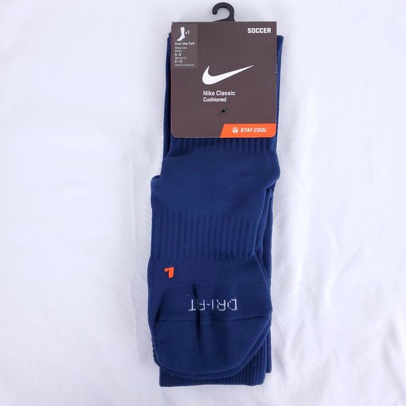nike dri fit over the calf socks
